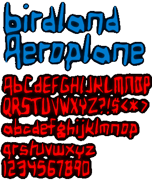 Zip file containing freeware truetype font