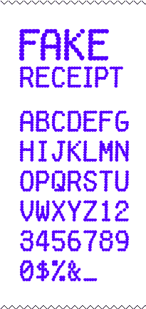 Zip file containing freeware truetype font