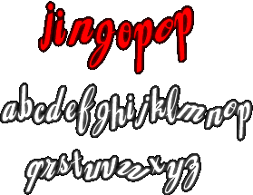 Zip file containing freeware truetype font