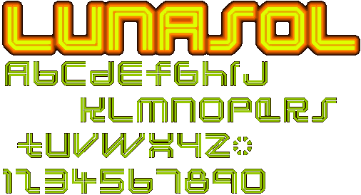 Zip file containing freeware truetype font