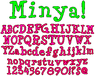 Zip file containing freeware truetype font