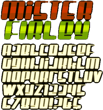 Zip file containing freeware truetype font