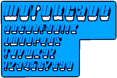 Zip file containing freeware truetype font