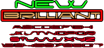 Zip file containing freeware truetype font