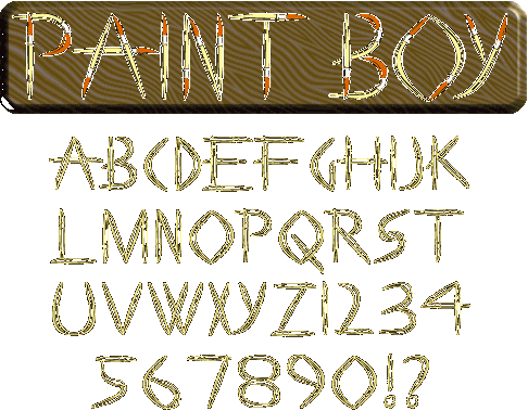 Zip file containing freeware truetype font