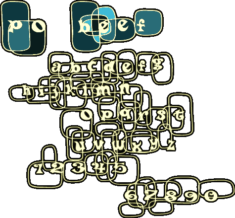 Zip file containing freeware truetype font