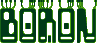 a sci-fi font with anodes on top!